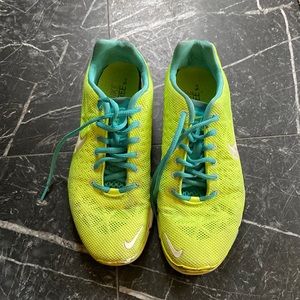 Neon Nike Free sneakers Size 8.5 US